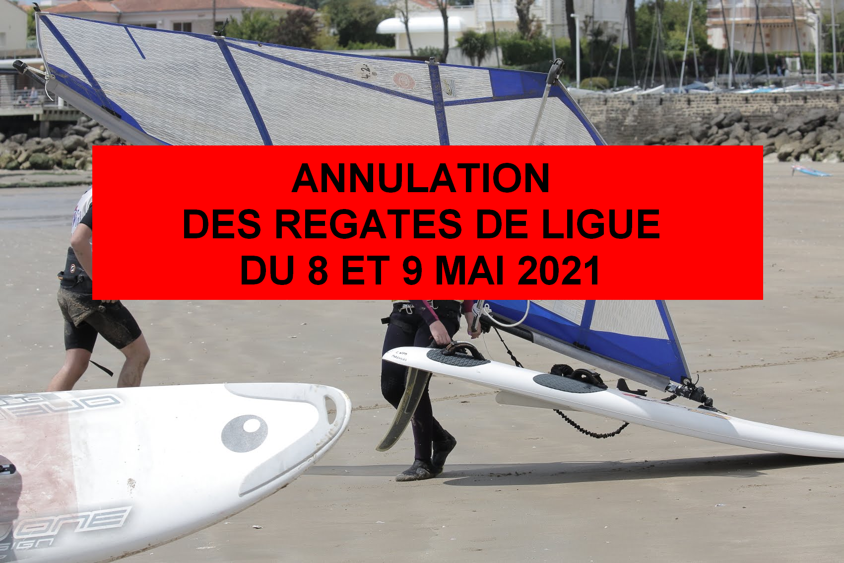 Annulation des régates de Ligue des 8 et 9 mai 2021