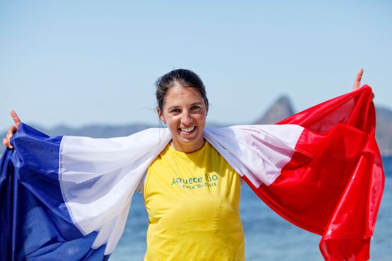 Charline Picon candidate pour etre porte-drapeau à tokyo