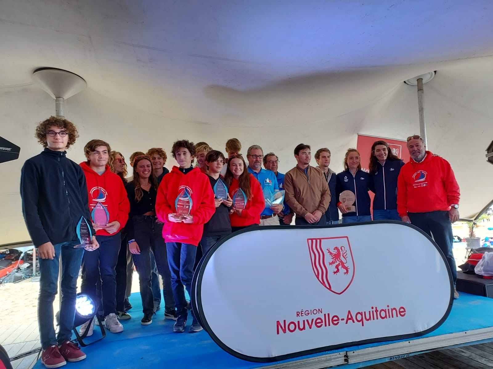 Retour en images de notre cérémonie des champion.ne.s de Nouvelle-Aquitaine du samedi 2 Octobre 2021 au Grand Pavois La Rochelle