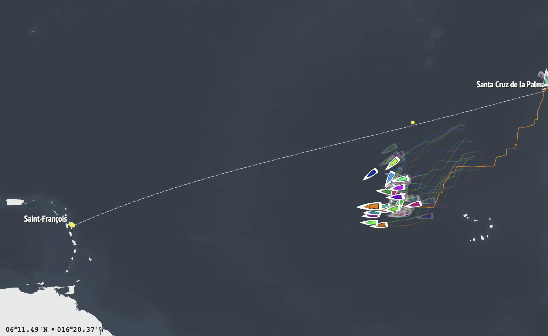 Suite des Aventures de la Mini-Transat 2021 : Santa Cruz de La Palma à Saint-François !