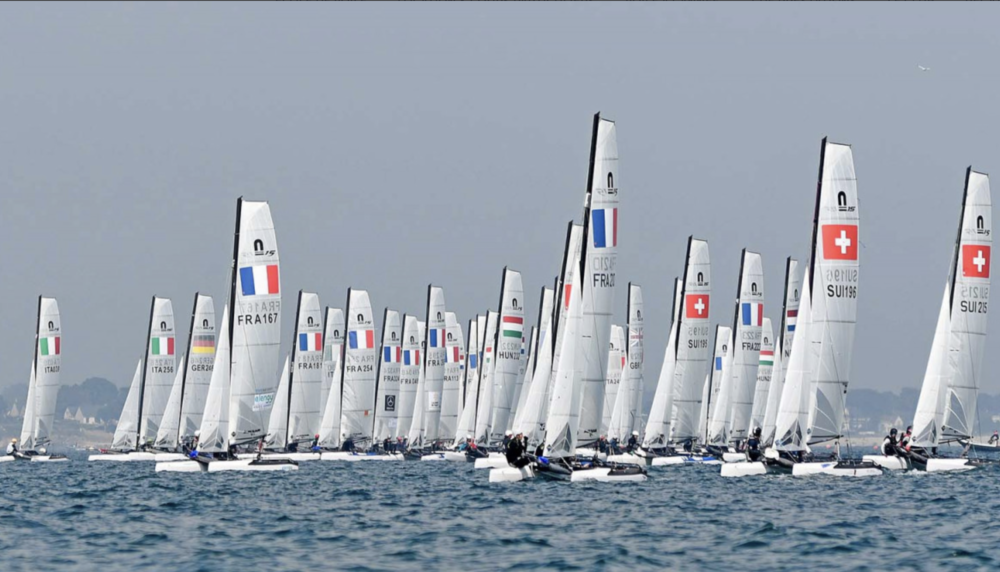 Une médaille de Vice-champion d&rsquo;Europe pour nos néo-aquitains sur l&rsquo;Européen Nacra 15 à Carnac !