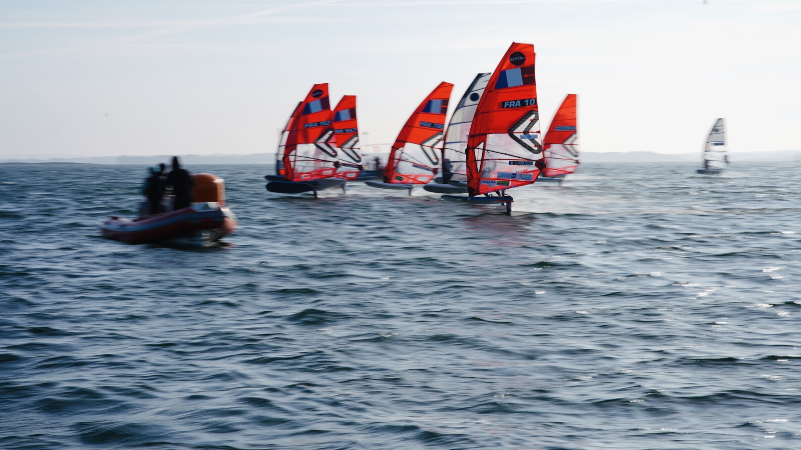 Interligue de Windfoil à Lorient : des parcours slaloms
