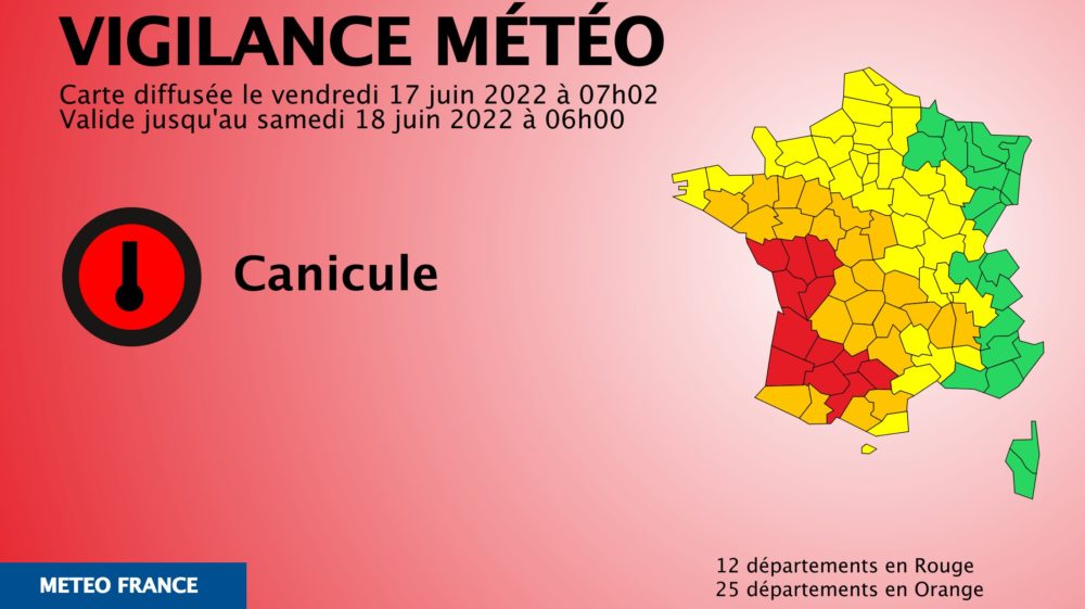 Alerte Canicule : Vigilance rouge dans 7 départements de Nouvelle-Aquitaine !