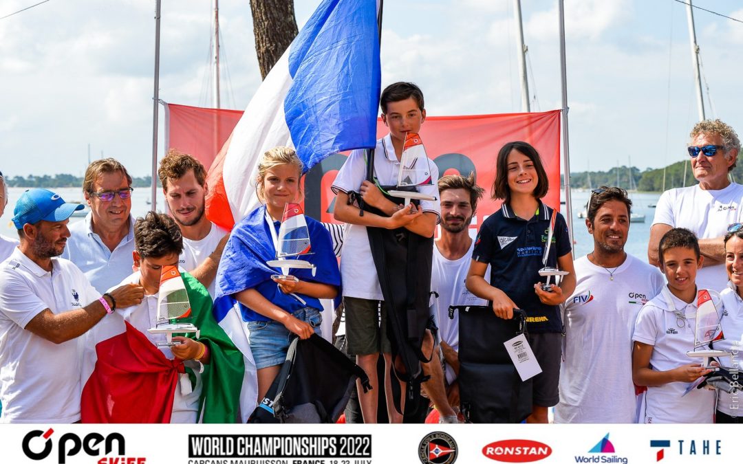3 Nouvelles médailles au Championnat du Monde Open Skiff au Cercle de Bordeaux Carcans Maubuisson