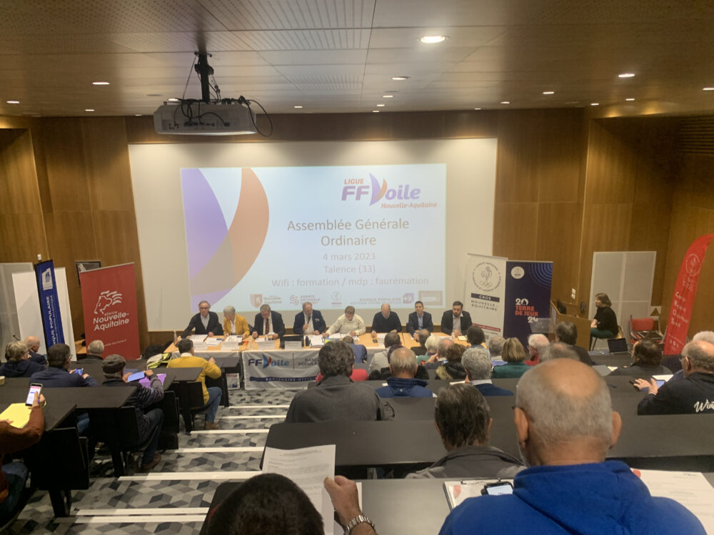 L&rsquo;Assemblée Générale Ordinaire de La Ligue de Voile Nouvelle-Aquitaine c&rsquo;était ce Samedi 4 Mars !