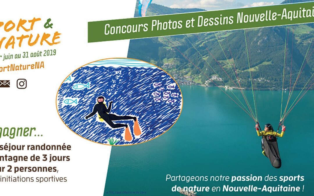 Jusqu&rsquo;au 30 Août, Participez au concours « Sports de Nature en Nouvelle-Aquitaine »